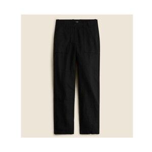 J. Crew Seaside cargo pant in linen-tencel lyocell blend Size 4